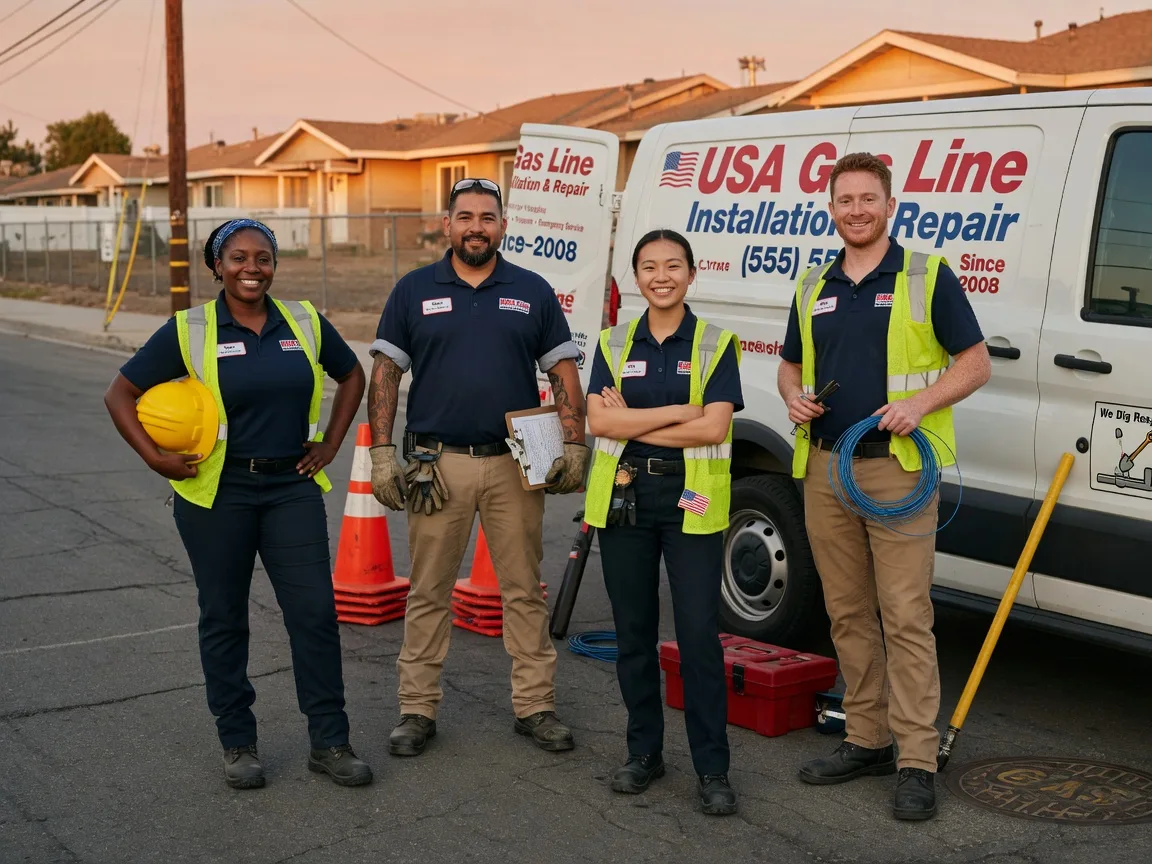 Gas Line Installation company in Sipesville, PA